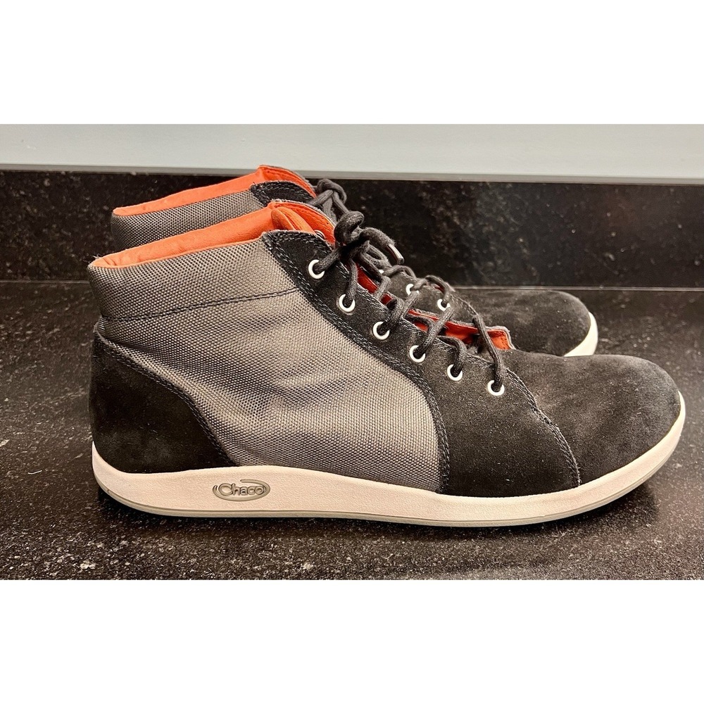 Chaco‎ Beluga Men's Chukka Boots – Size US 14 – Black/Gray with Orange Lining